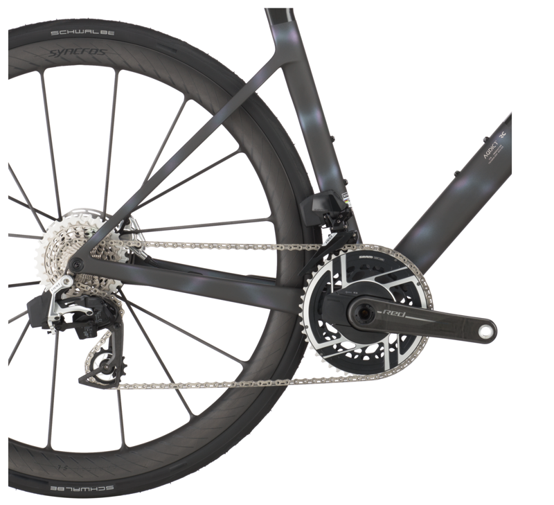 Scott Addict RC Ultimate Road Bike in Sunbeam Black-3