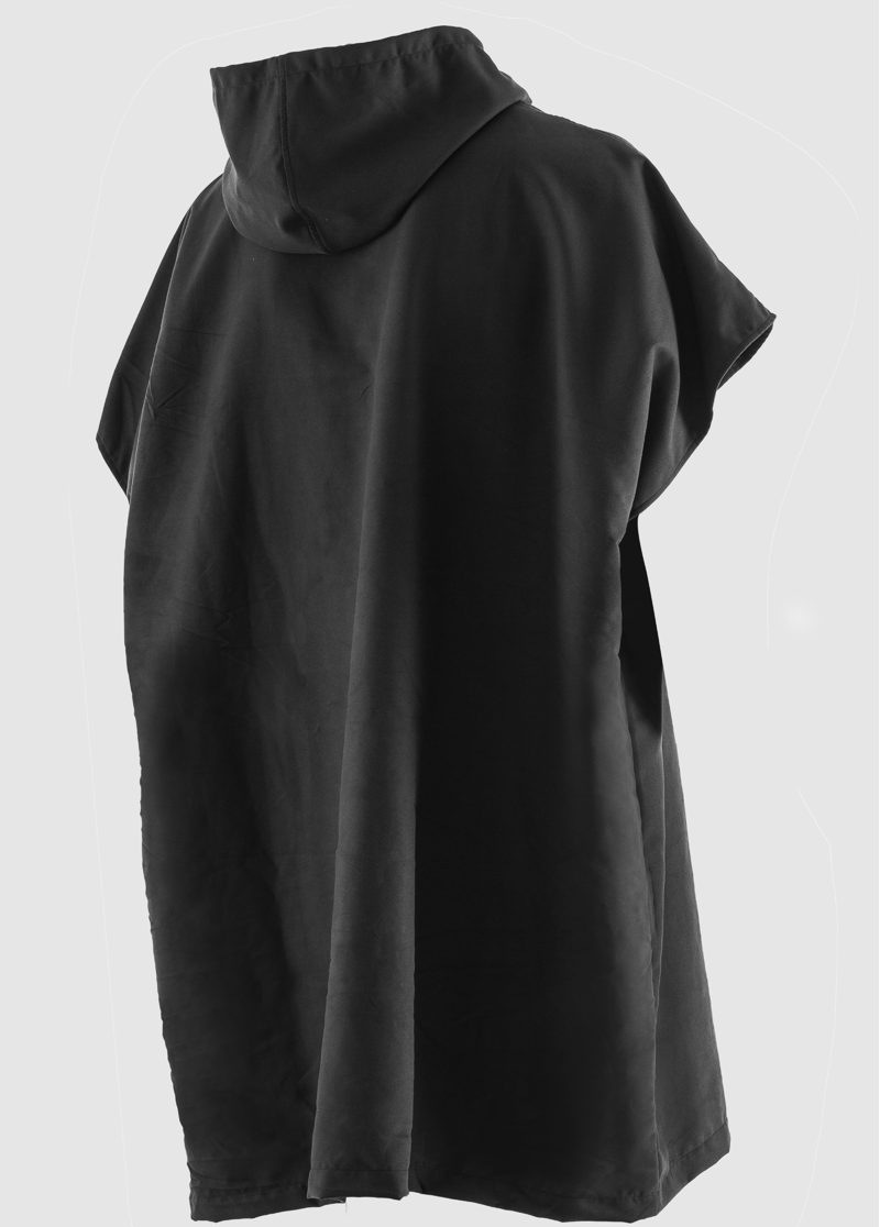 Orca Poncho Changing Towel - Black-3
