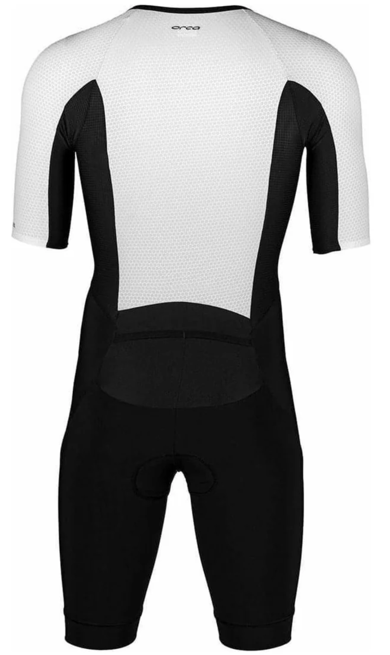 Orca  Athlex Aero Race Mens Tri Suit  White Black-1