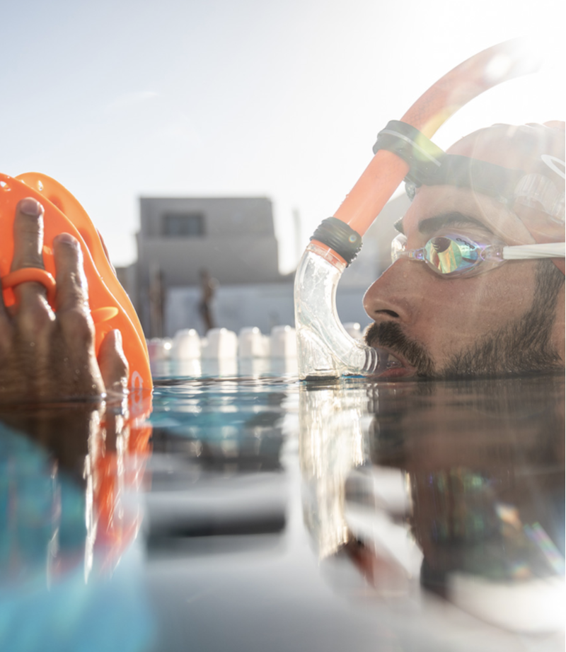 Orca Swim Training Snorkel Orange -2
