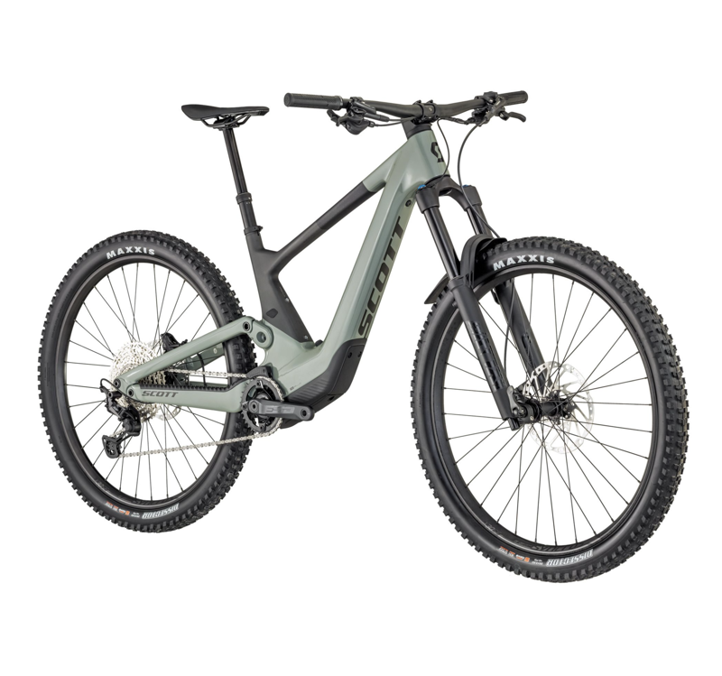 Scott Voltage eRide 910 Mountain Bike In Undergrowth Green-1