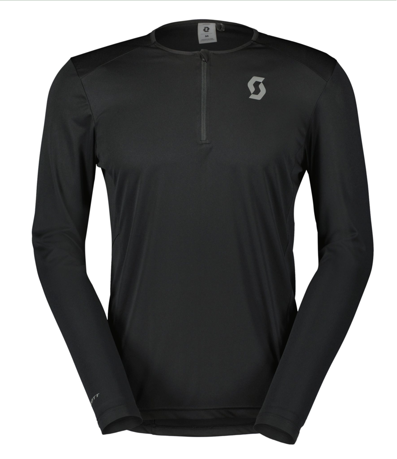 SCOTT Endurance Tech Long-sleeve Men's Shirt Medium Black