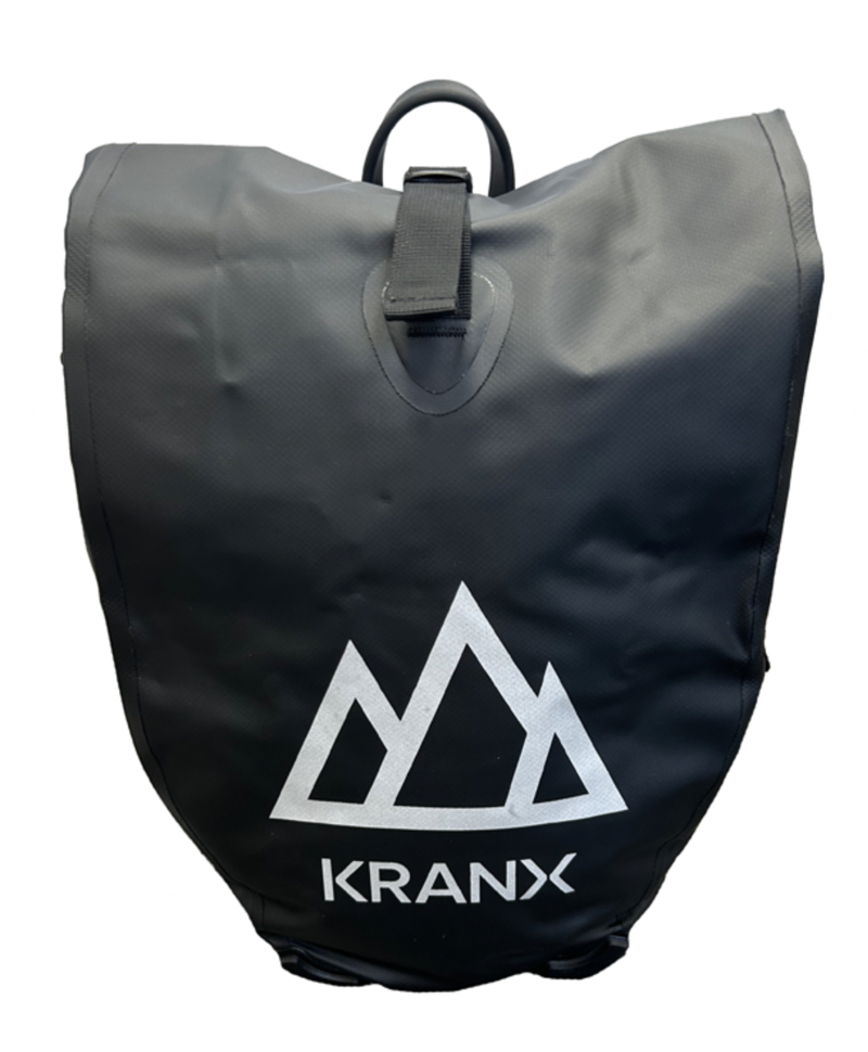 KranX Grampian Waterproof Pannier In 24L single BLACK