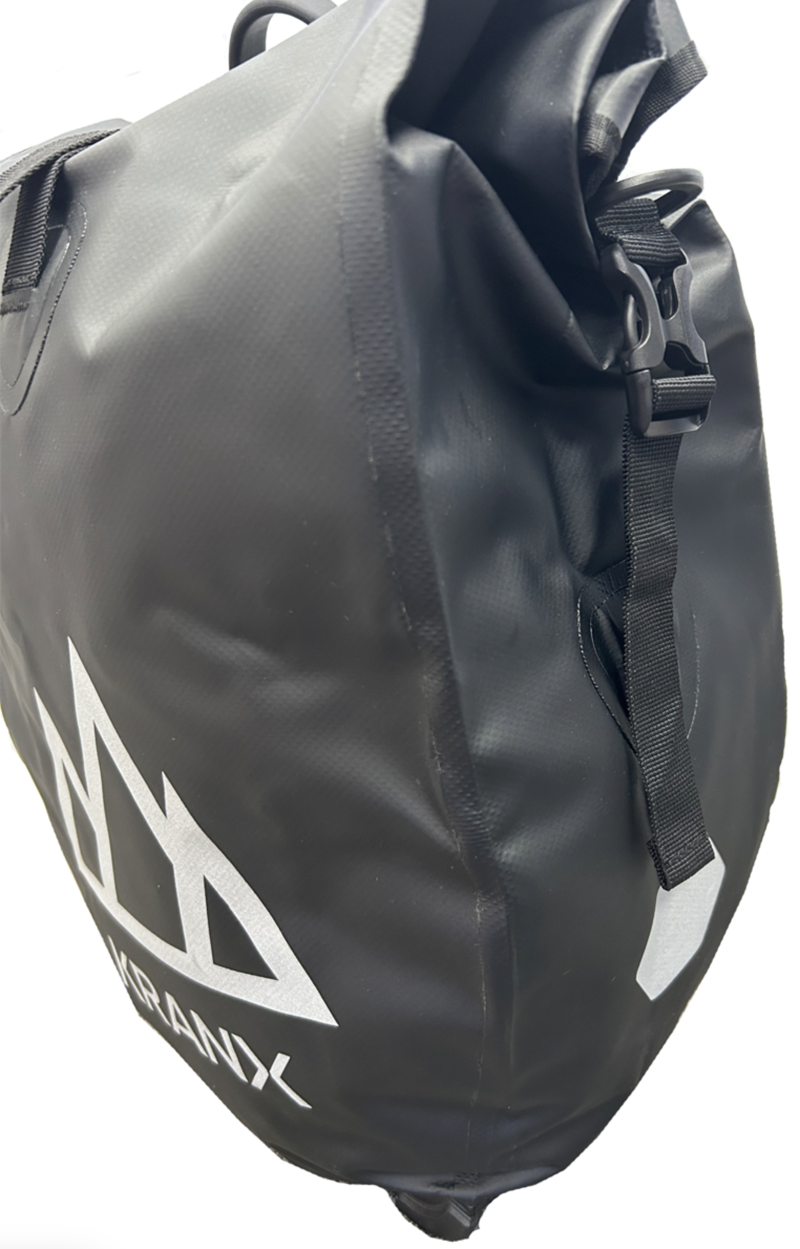 KranX Grampian Waterproof Pannier In 24L single BLACK-1