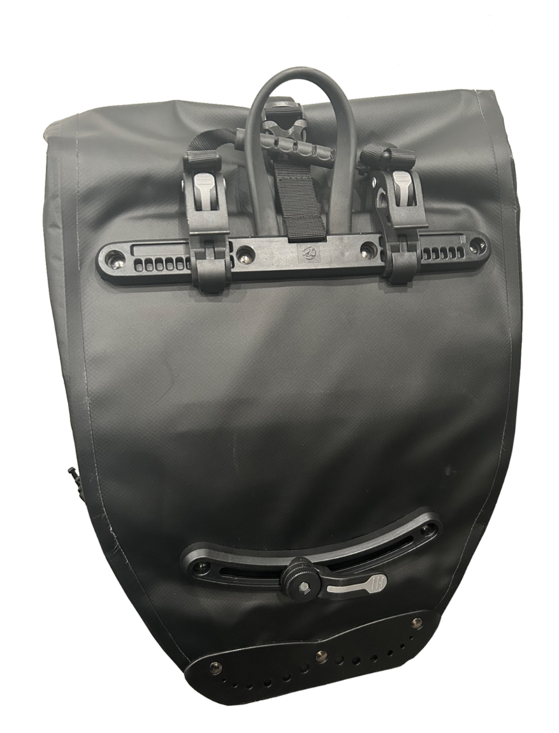 KranX Grampian Waterproof Pannier In 24L single BLACK-2