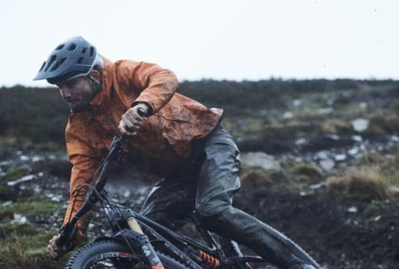 Madison DTE 3-Layer Men's Waterproof Jacket In Lake Blue-6