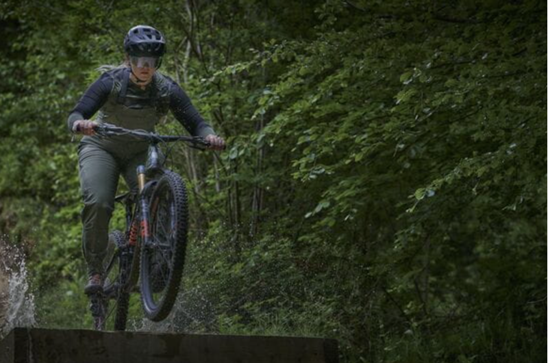 Madison DTE 3-Layer Waterproof Bib Trousers In Midnight Green-10