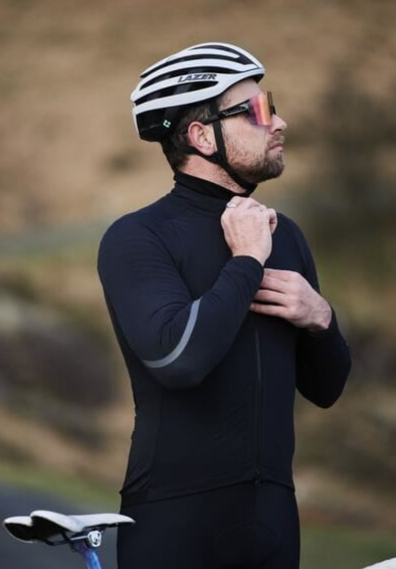 Madison DTE Men's Isoler Thermal Long Sleeve Jacket In Black-6