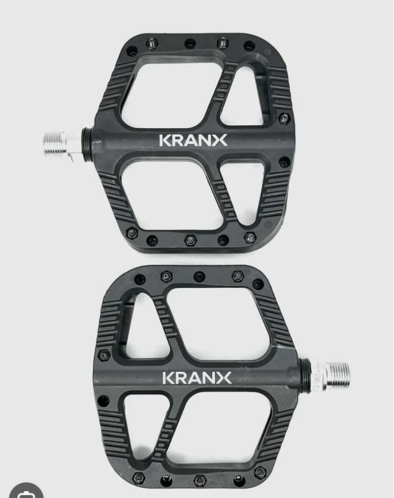 KranX Trail Bright Platform Pedal BLACK 9/16