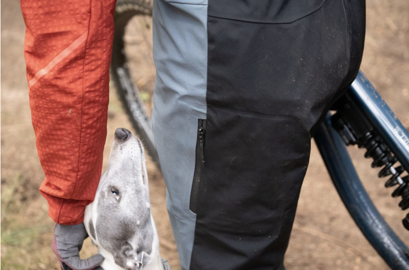 Madison DTE 4 Season DWR Bib Trousers Airforce Grey Black-3