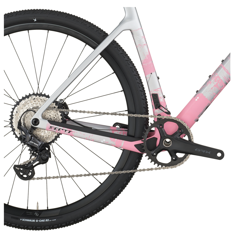 2026 Scott Addict Gravel 30 Shimano GRX 1x12sp Gravel Bike Large 56 Carbon Grey Pink-3