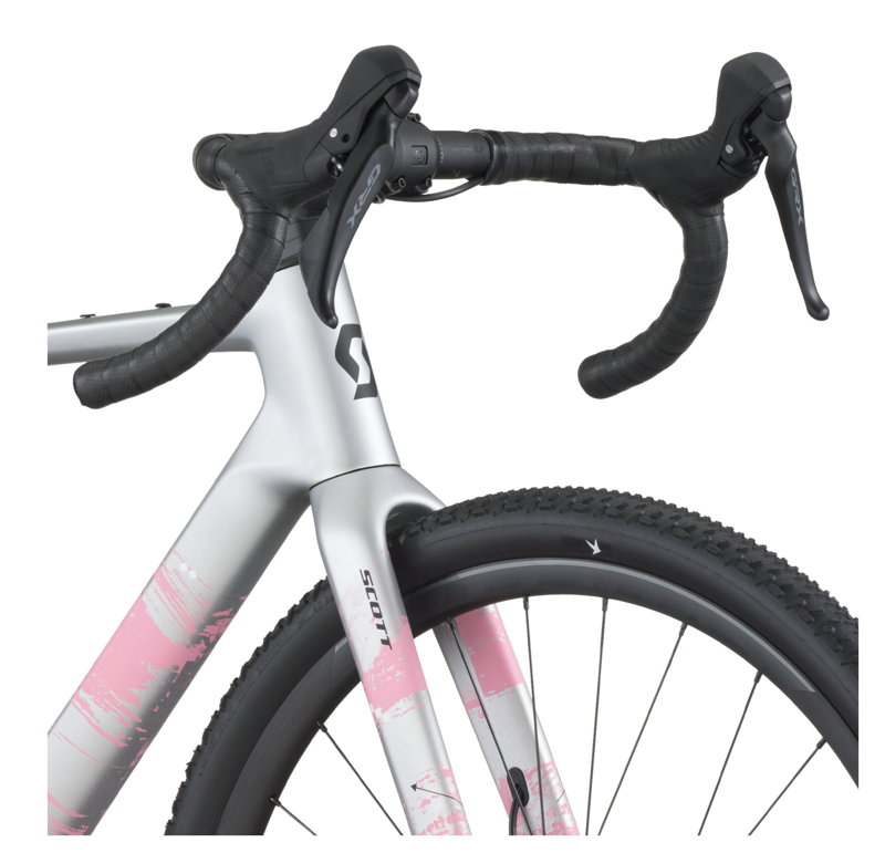 2026 Scott Addict Gravel 30 Shimano GRX 1x12sp Gravel Bike Large 56 Carbon Grey Pink-4