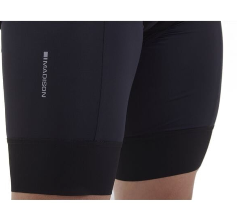 Madison Flux EIT Bib Pad Shorts in Black-2