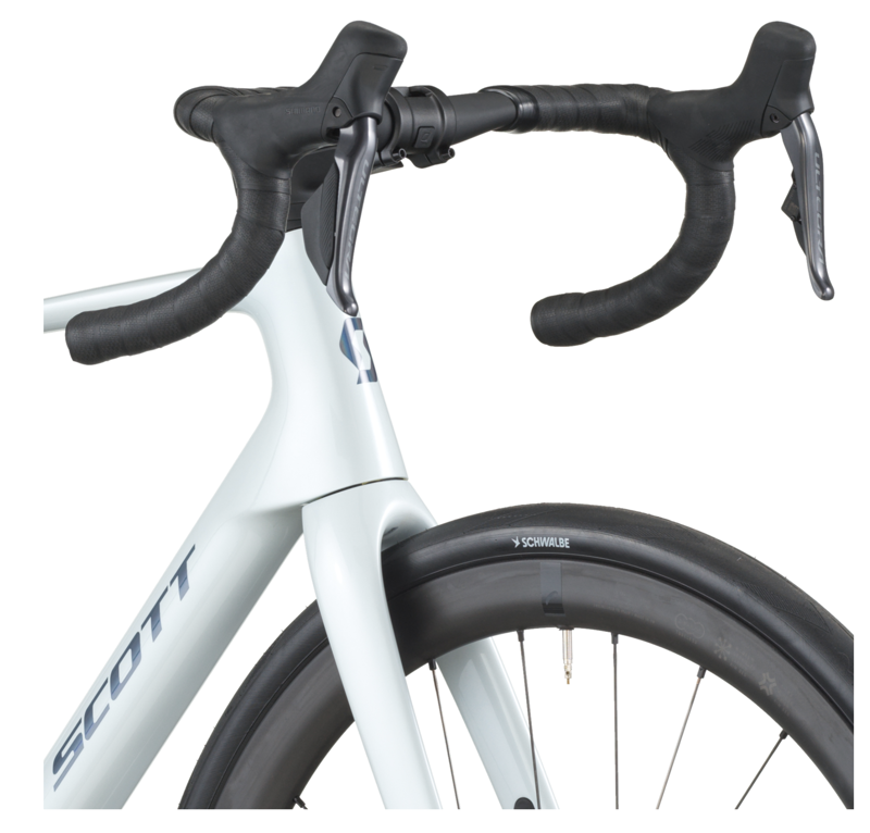 Scott Addict 20 Road Bike in Cumulus White-4