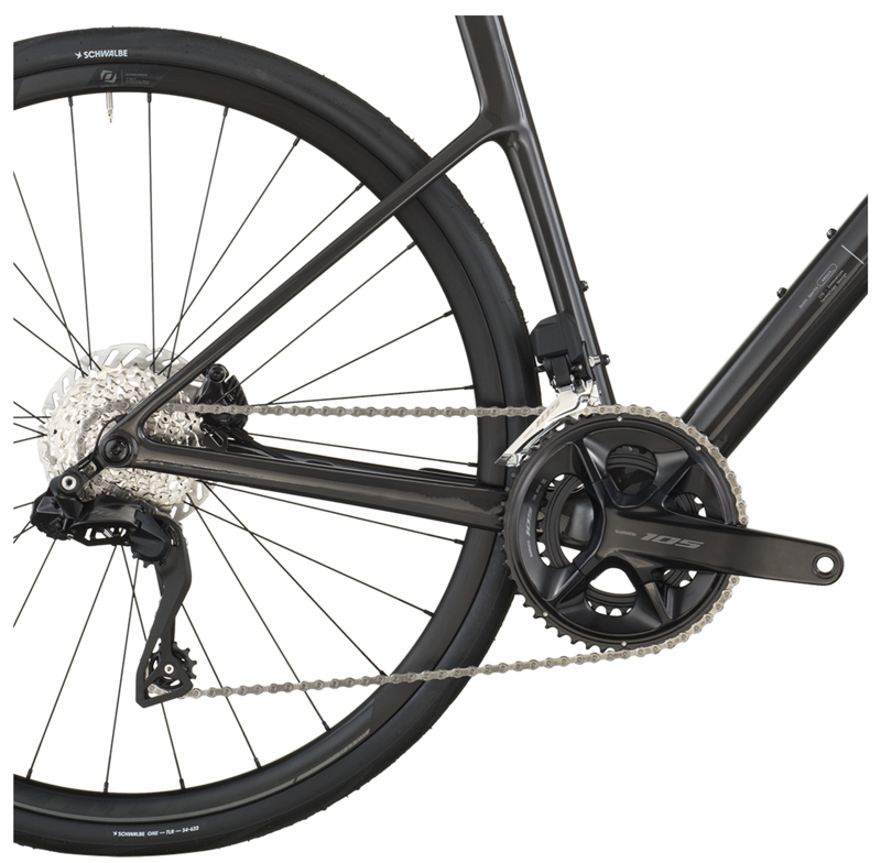 Scott Addict 40 Road Bike in Carbon Black-3