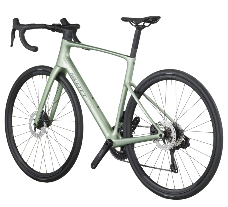 Scott Addict 40 Road Bike in Reseda Green-2