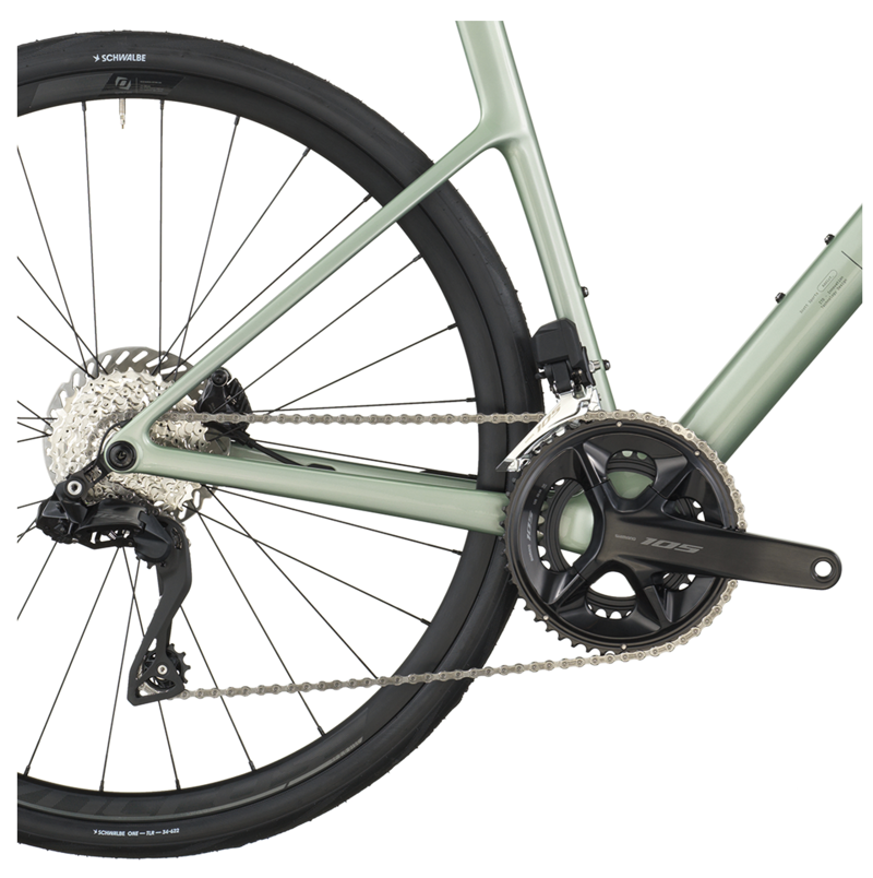 Scott Addict 40 Road Bike in Reseda Green-3