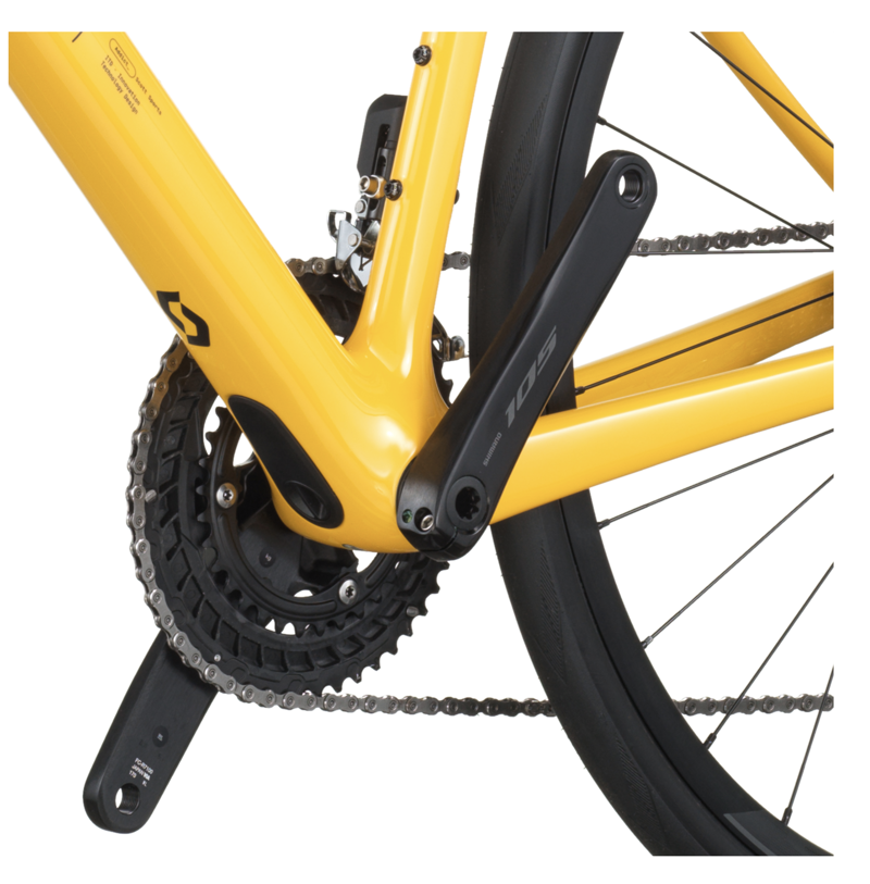 Scott Addict 40 Road Bike in Vivid Yellow-5