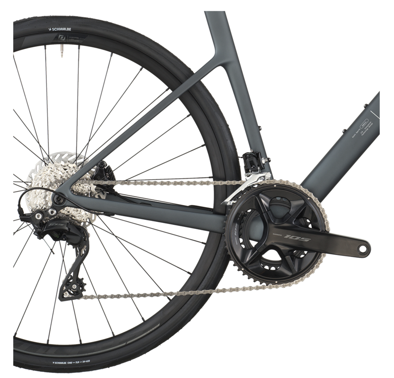 Scott Addict 50 CAGR Road Bike in Carbon Grey-3