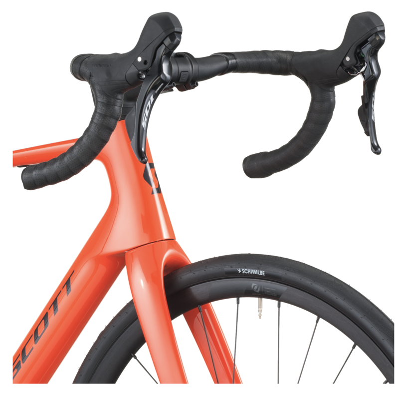 Scott Addict 50 CAGR Road Bike in Flame Orange-4