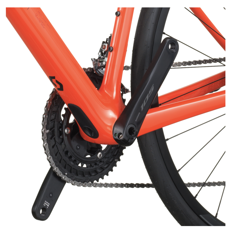 Scott Addict 50 CAGR Road Bike in Flame Orange-5