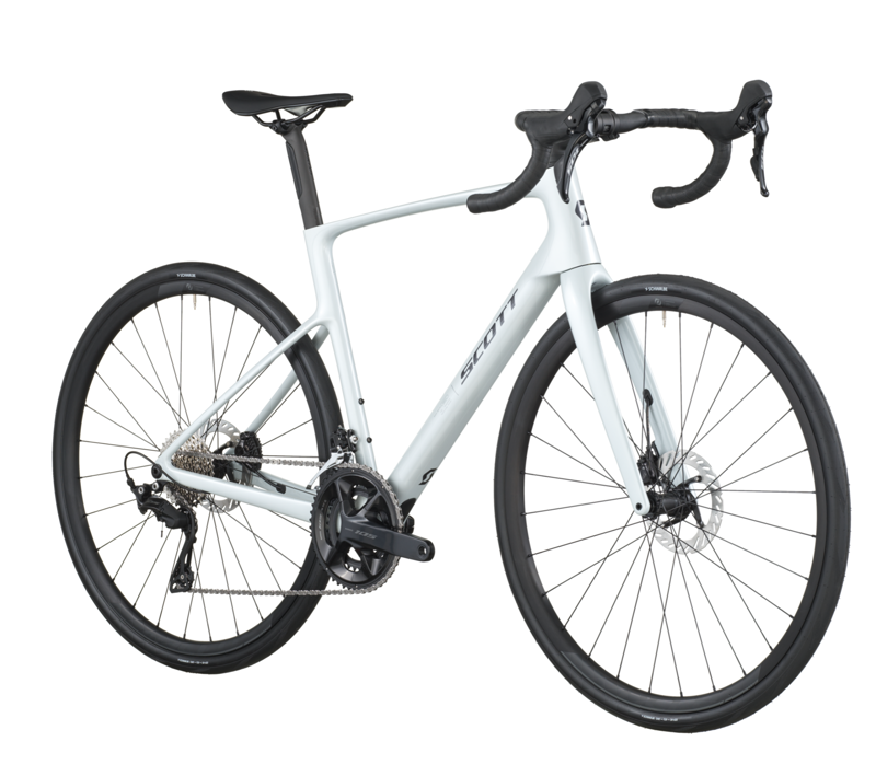 Scott Addict 50 CAGR Road Bike in Cumulus White-1