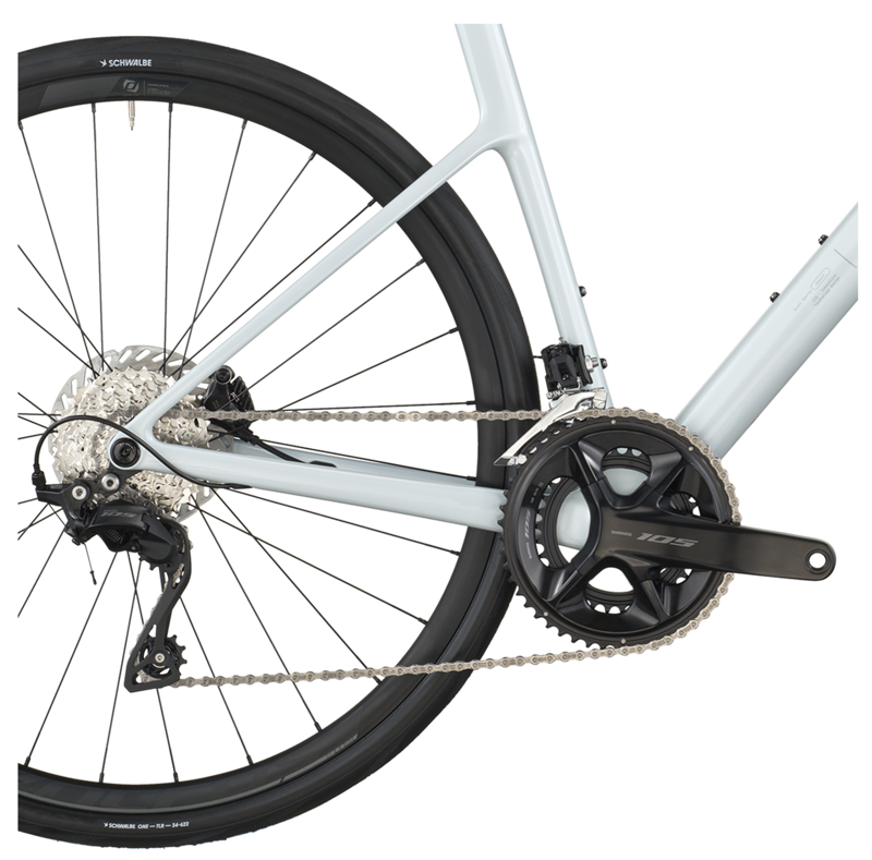 Scott Addict 50 CAGR Road Bike in Cumulus White-3