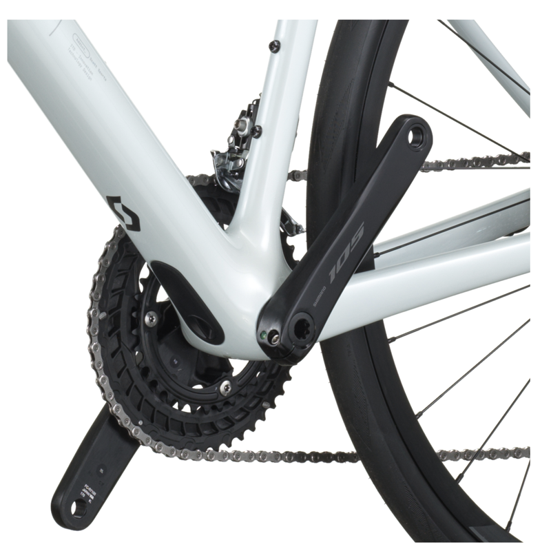 Scott Addict 50 CAGR Road Bike in Cumulus White-5