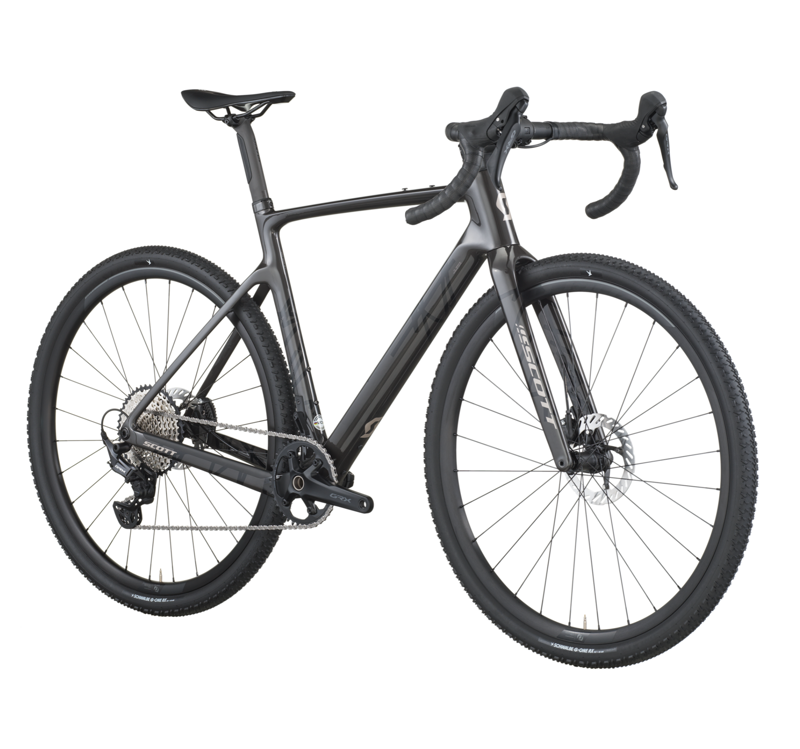 Scott Addict 30 Gravel Bike in Carbon Black-1