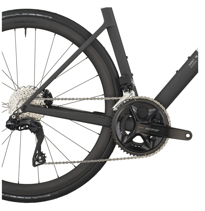 Scott Addict RC 30 Road Bike in Frozen Green/Carbon Black-3