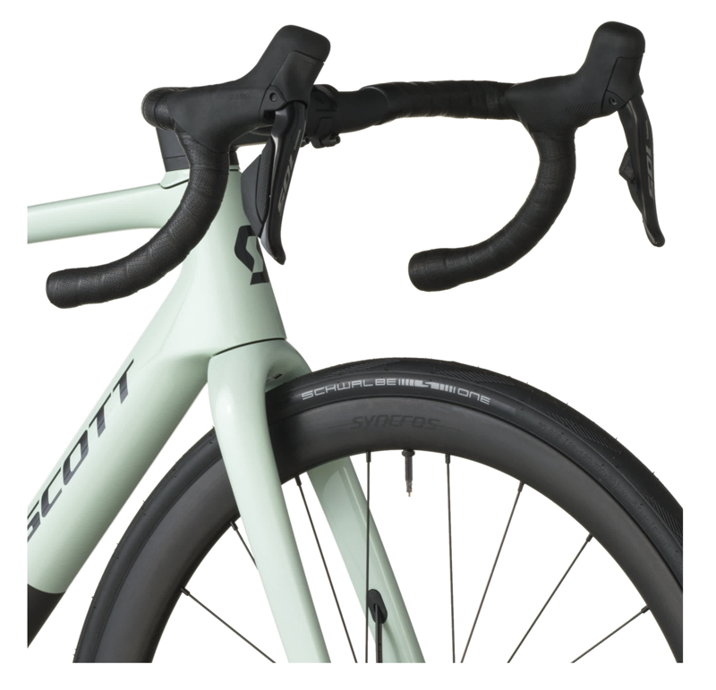 Scott Addict RC 30 Road Bike in Frozen Green/Carbon Black-4
