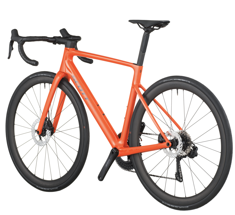 Scott Addict RC 30 Road Bike in Flame Orange-2