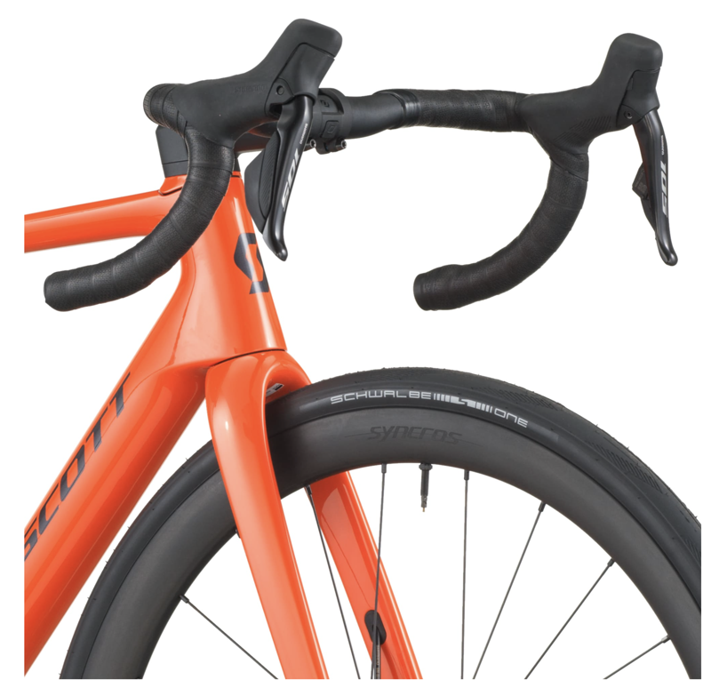 Scott Addict RC 30 Road Bike in Flame Orange-4