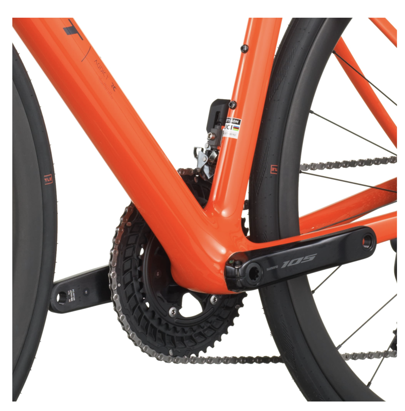 Scott Addict RC 30 Road Bike in Flame Orange-5