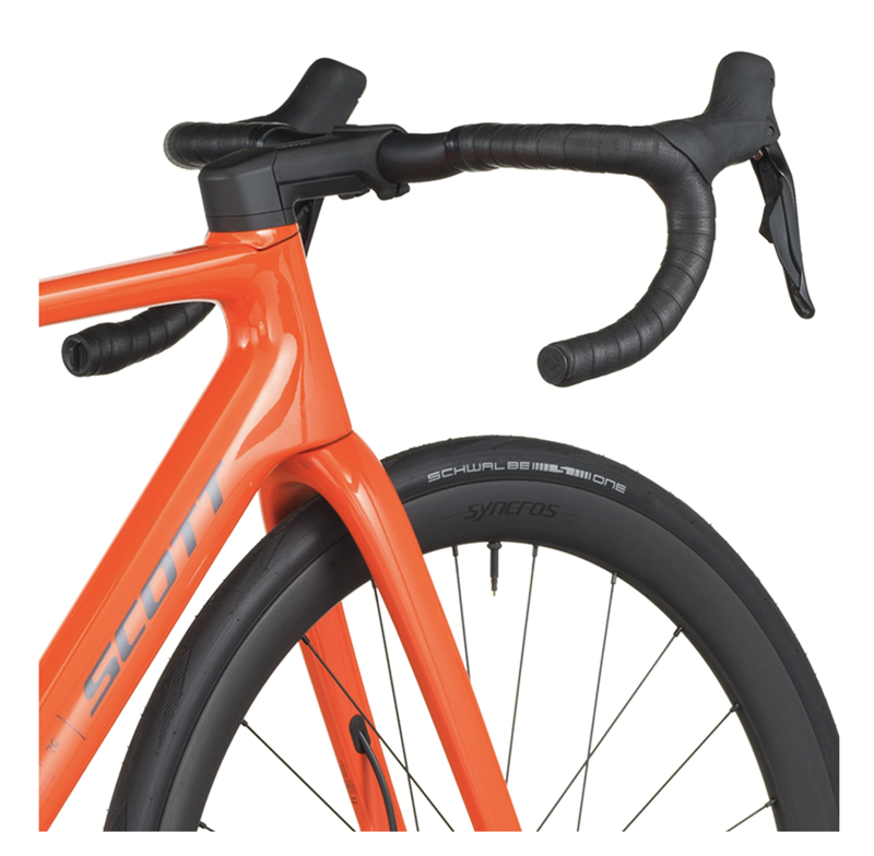 Scott Addict RC 30 Road Bike in Flame Orange-6
