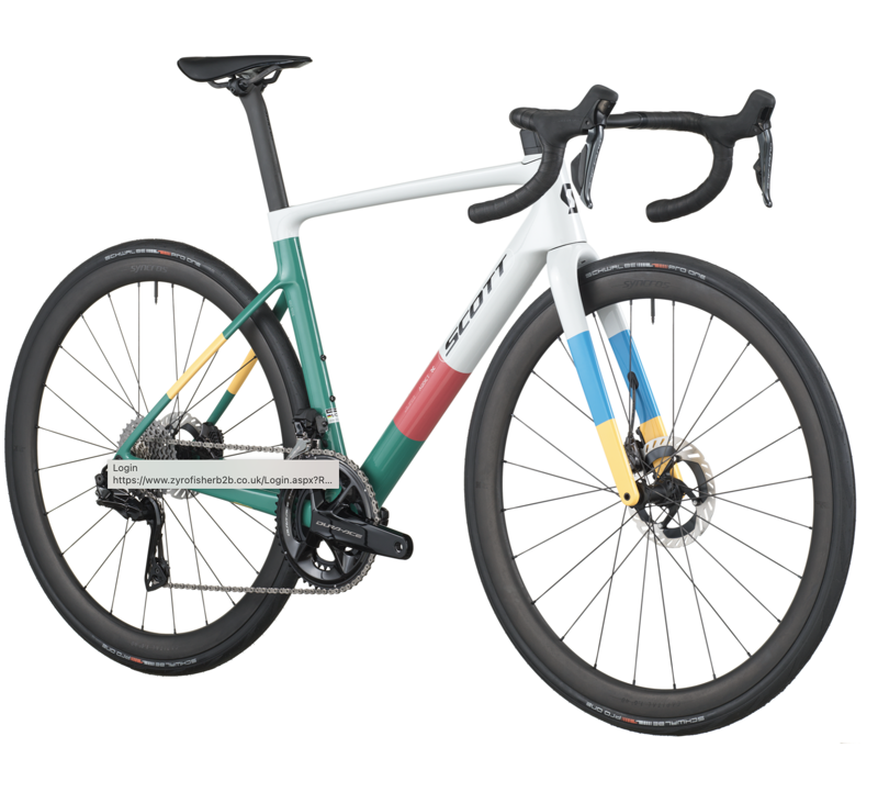 Scott Addict RC Pro Road Bike in Beluga Grey/Seashore Green-1