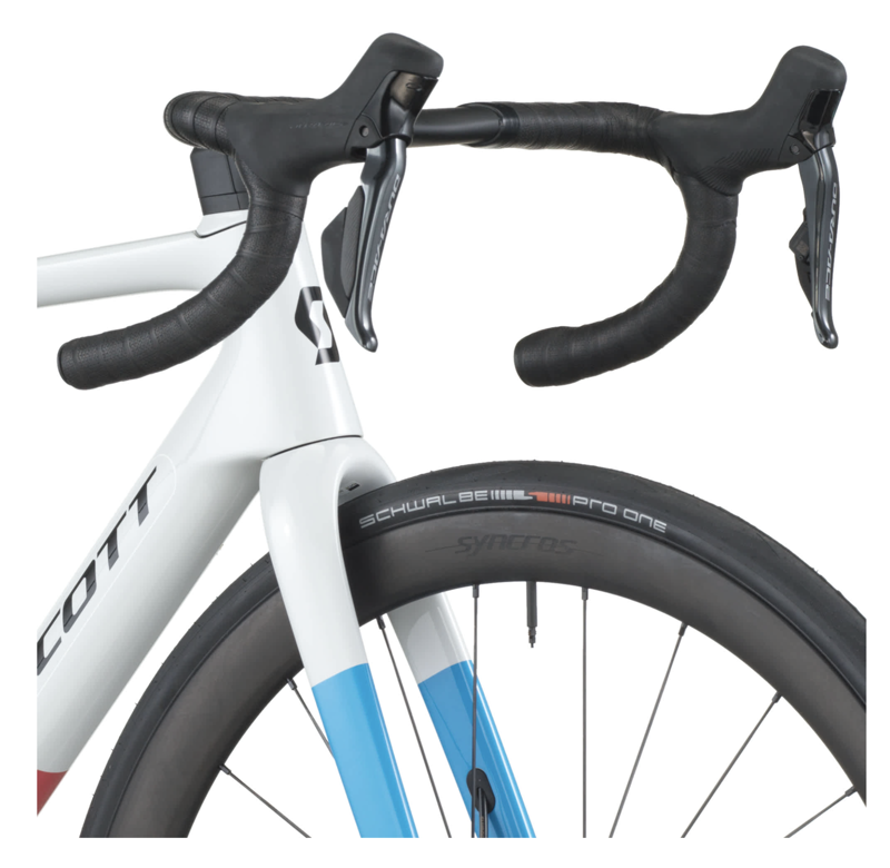 Scott Addict RC Pro Road Bike in Beluga Grey/Seashore Green-4