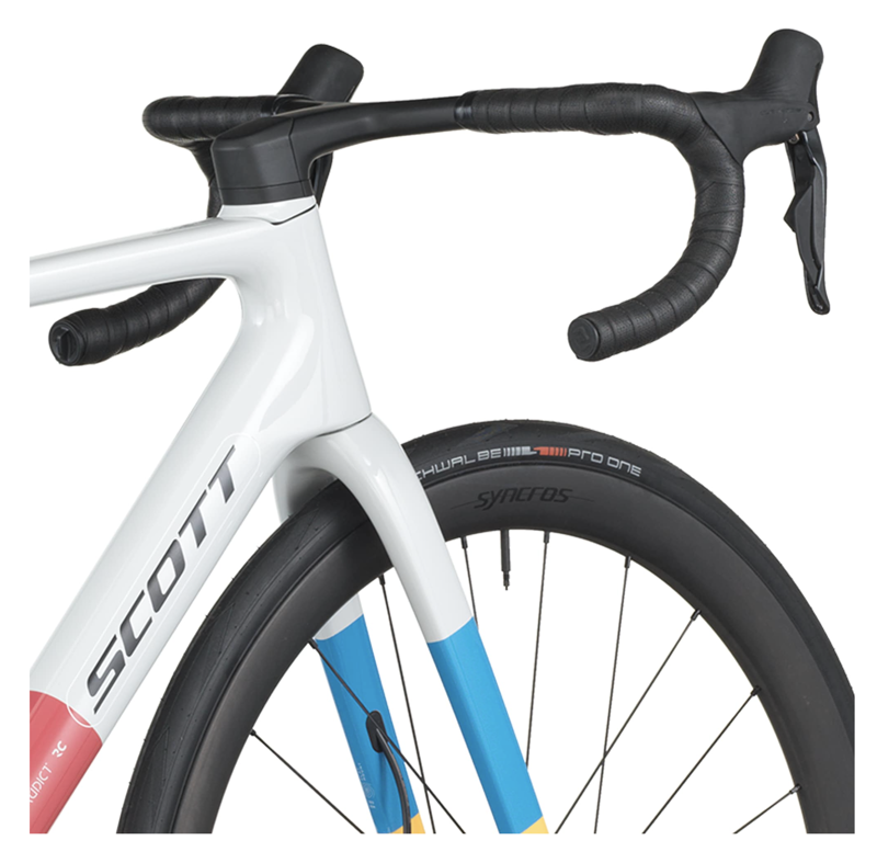 Scott Addict RC Pro Road Bike in Beluga Grey/Seashore Green-6