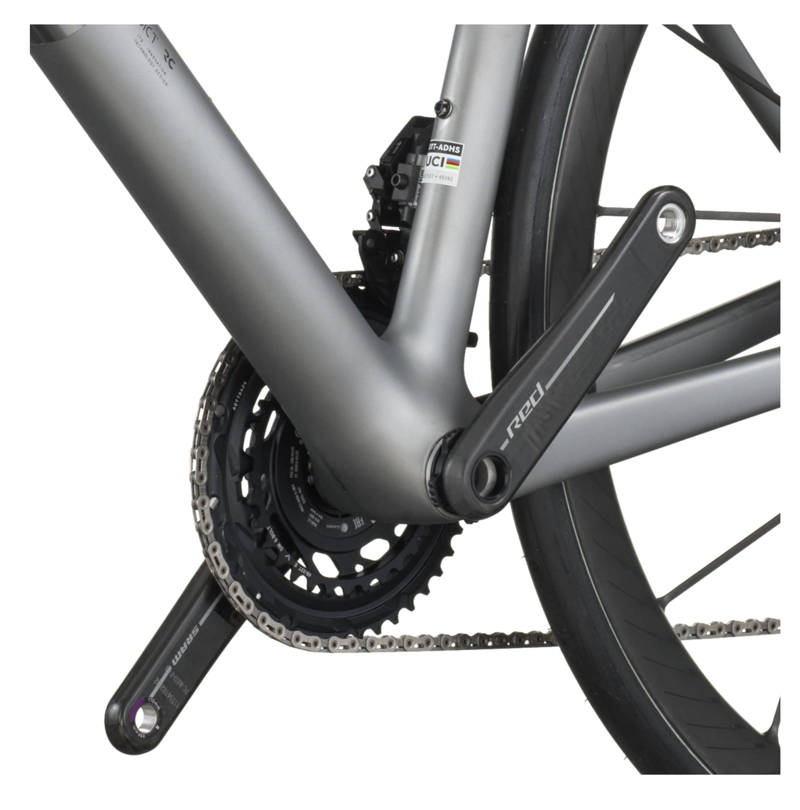 Scott Addict RC Ultimate Road Bike in Chrome Silver-5