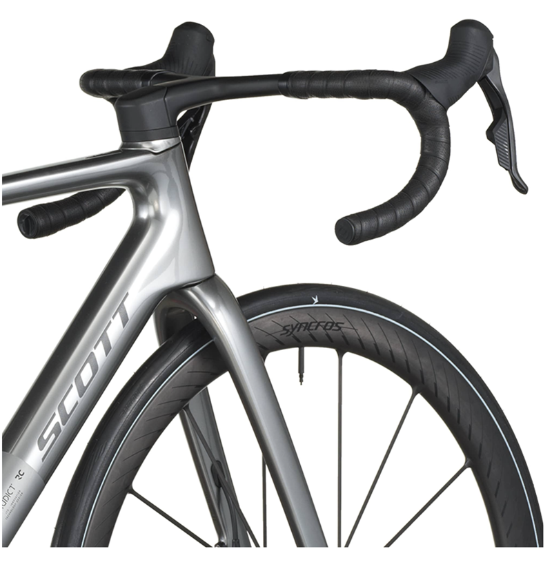 Scott Addict RC Ultimate Road Bike in Chrome Silver-6
