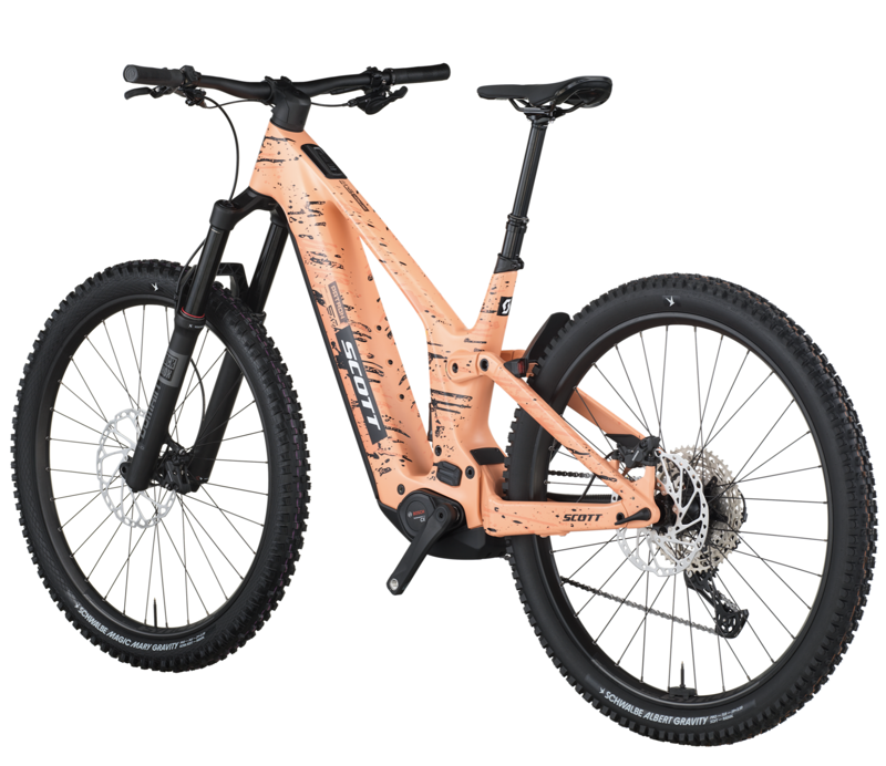 Scott Patron ST 910 eMountain Bike in Reef Pink-2