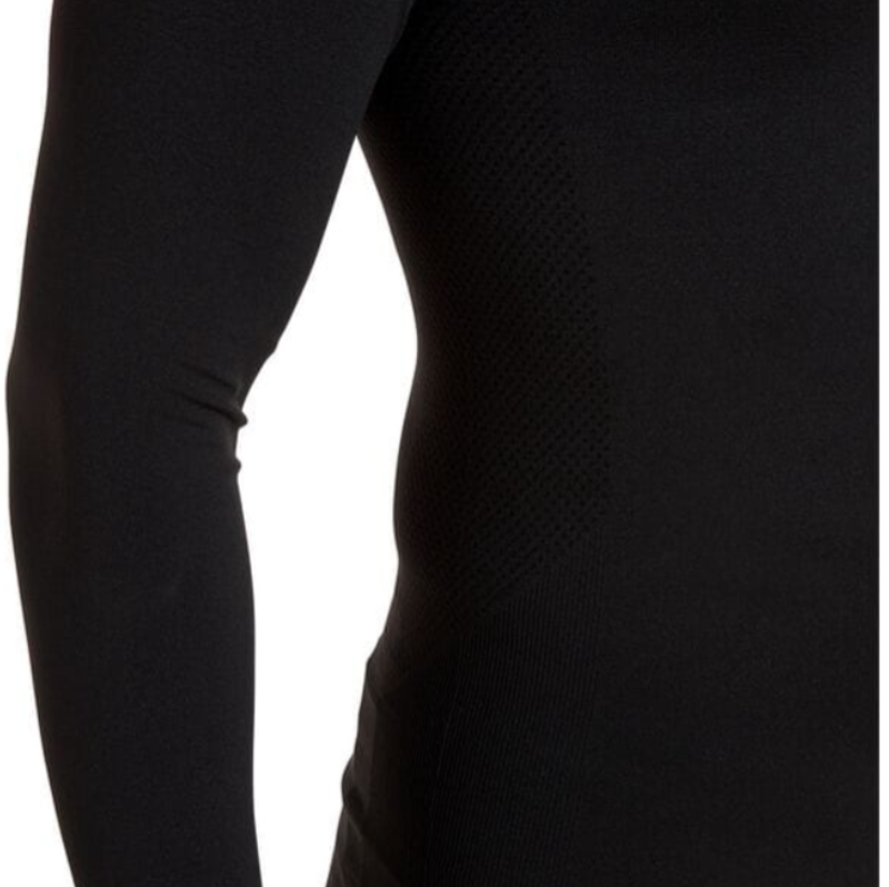 Madison Roam Isoler Mesh Long Sleeve Baselayer in Black-3