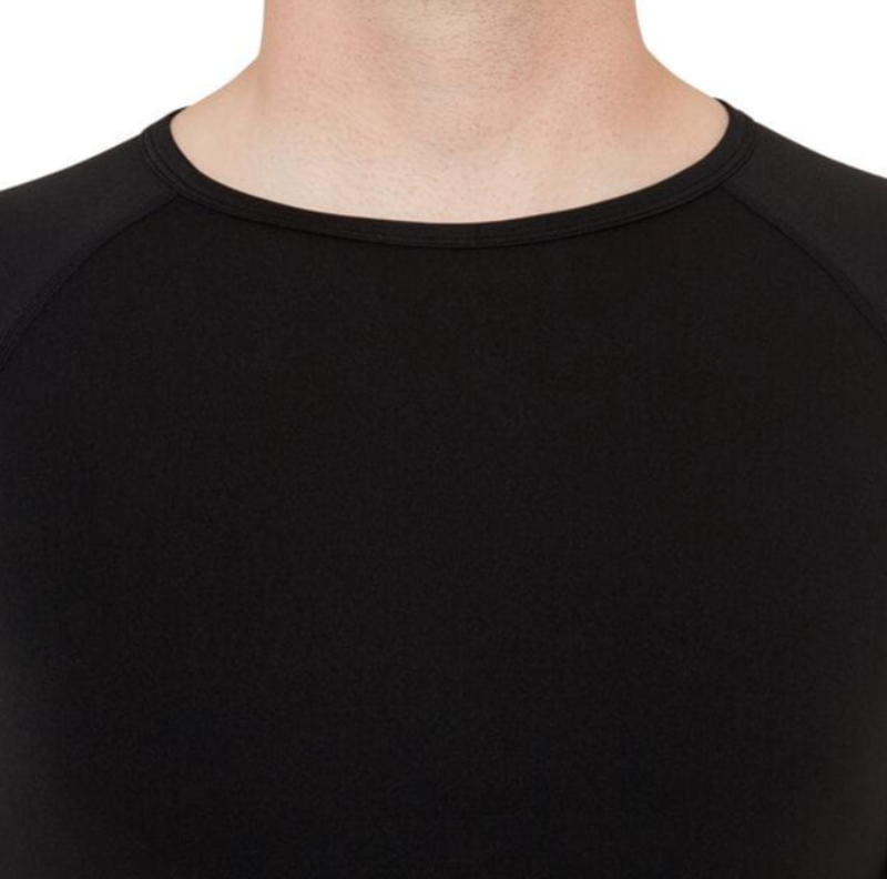 Madison Roam Isoler Mesh Long Sleeve Baselayer in Black-4
