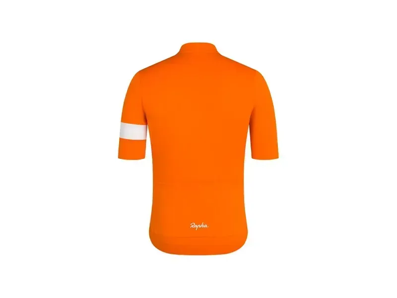 Rapha Core Cycling Jersey in Orange/White-1