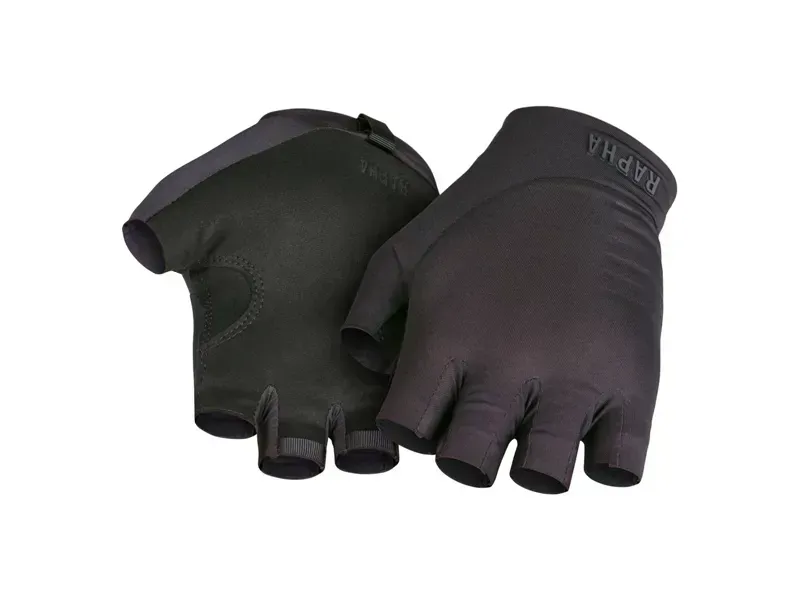 Rapha Pro Team Cycling Mitts in Black and White
