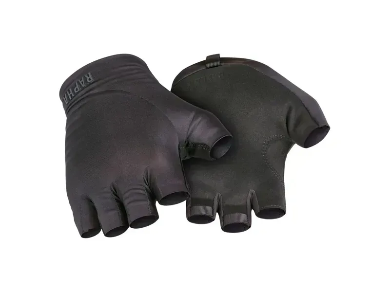 Rapha Pro Team Cycling Mitts in Black and White-1