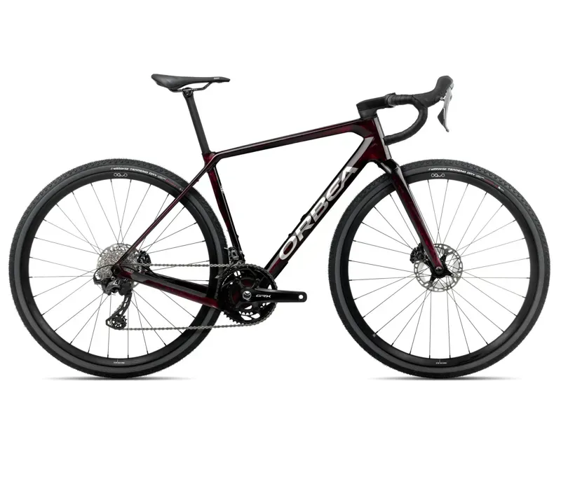 Orbea Terra M20team Gravel Bike In Wine Red Carbon View Gloss