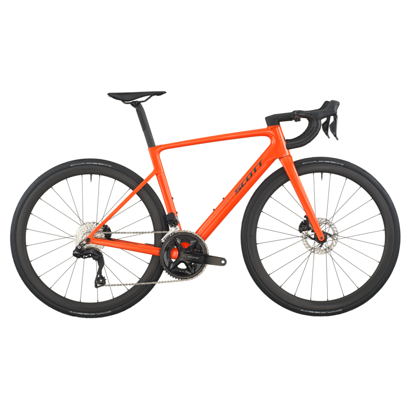 Scott Addict RC 30 Road Bike in Flame Orange