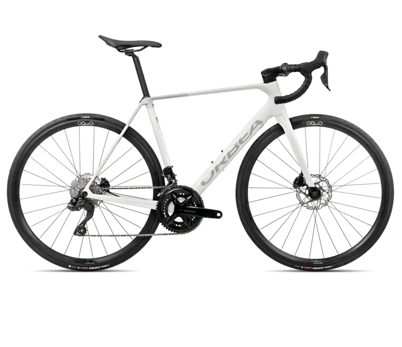 Orbea Orca M35i Shimano 105 Di2 2x12sp Zipp OQUO Carbon Wheelset Medium 53 White Lilac