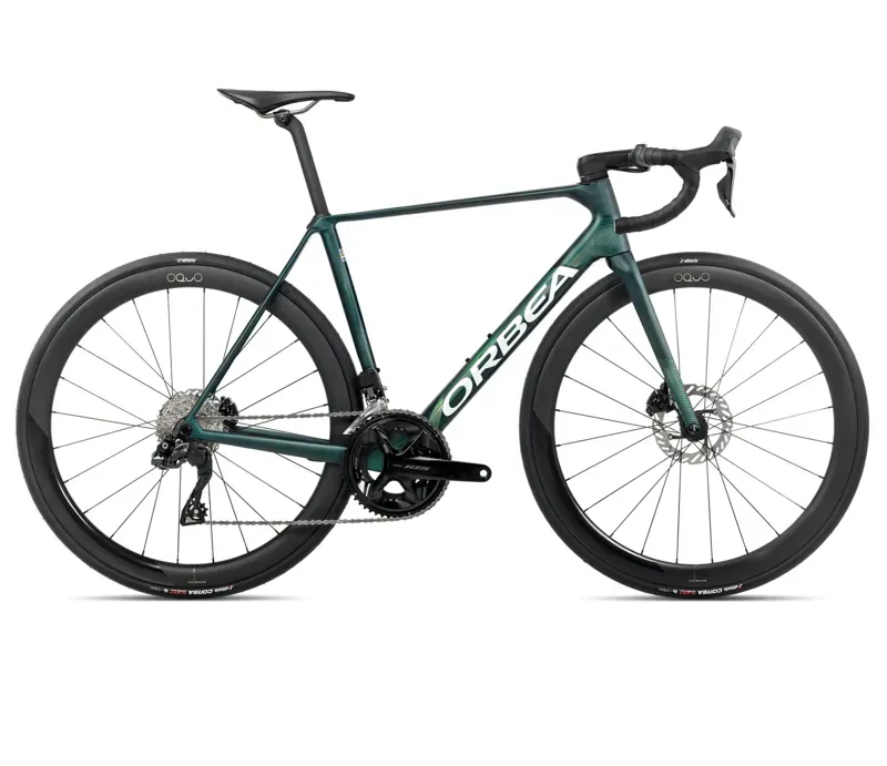 Orbea Orca M30iLTD PWR Escape Green - Carbon View Matt